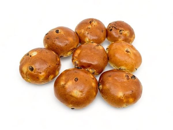 Mini rozijnenbollen 8 stuks