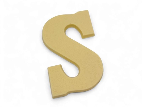 Blokletter S Wit